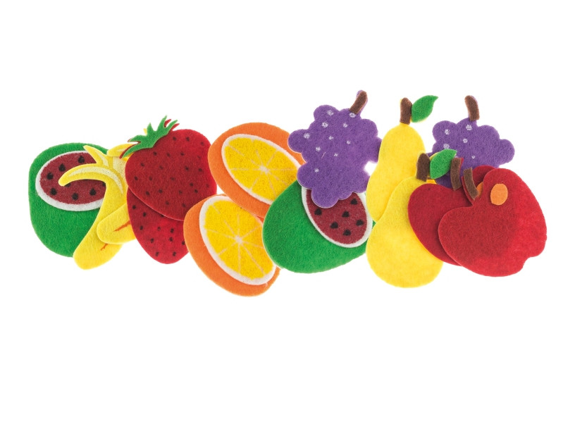 Naklejki z filcu FVC02 owoce Brewis